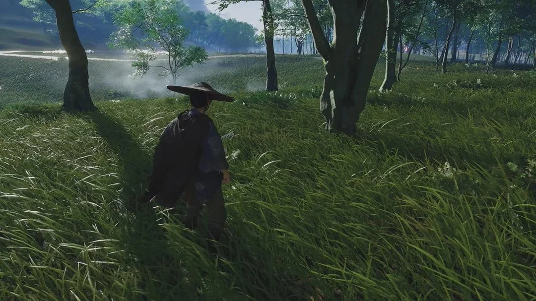 Flowing Grass Fields WebGL and Three.js experiment